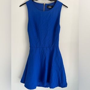 Bright Blue Lulu short dress.